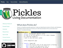 Tablet Screenshot of picklesdoc.com